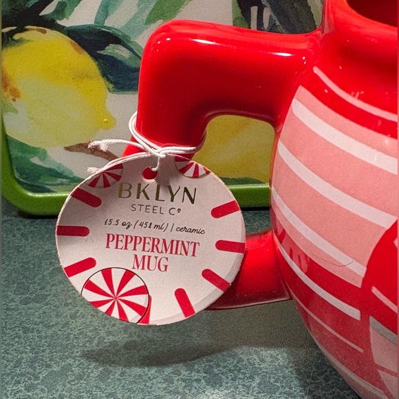 Peppermint Mug 15.5oz NWT - Picture 2 of 6